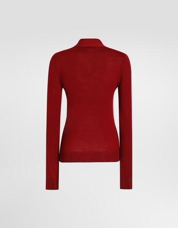 Dolce & Gabbana Cashmere pullover Bordeaux FXW99TJDVMY