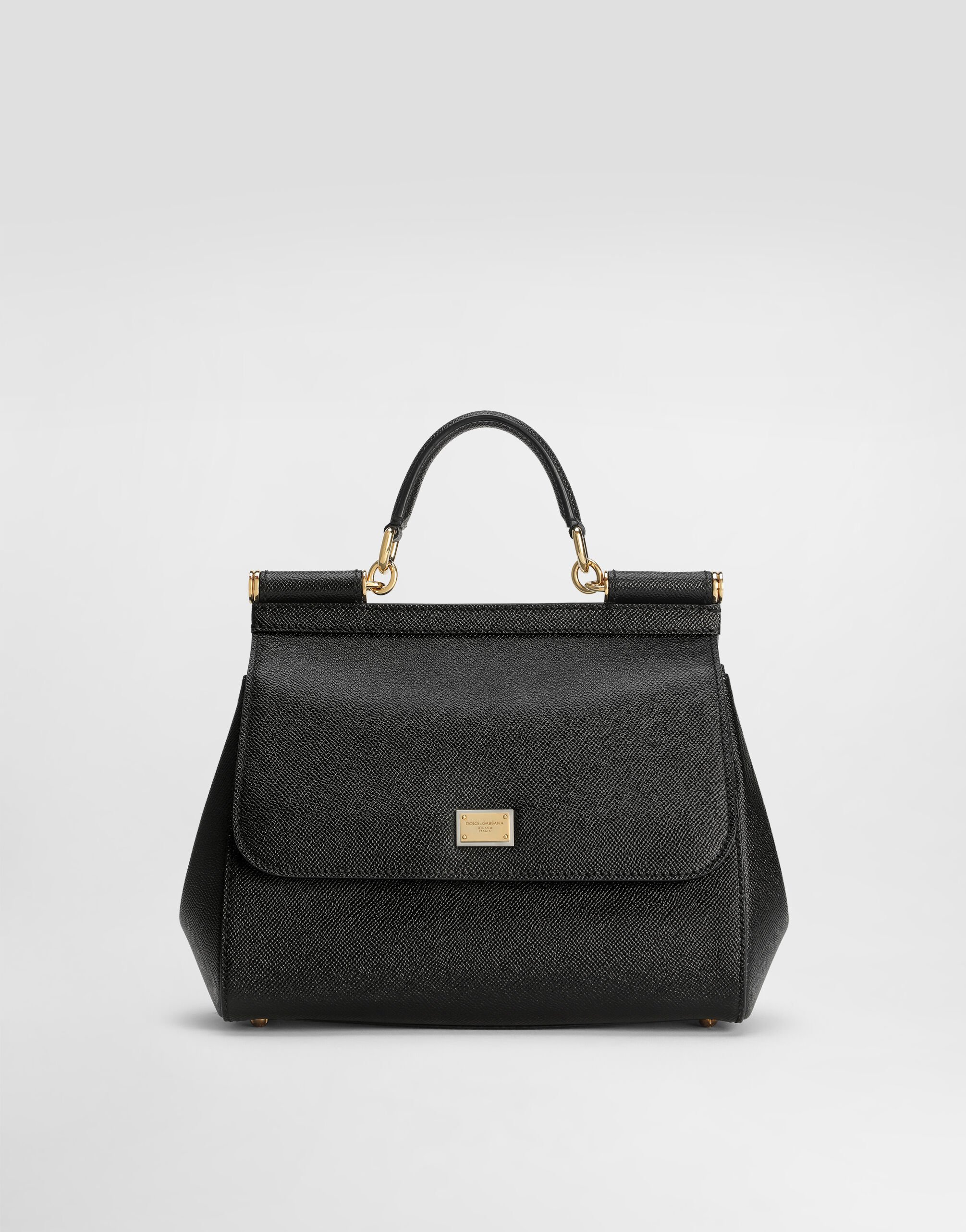 【関税＆送料込み】Dolce & Gabbana Black Handbag With Padlo Women's black bags: cross-body, pours | Dolce&Gabbana®