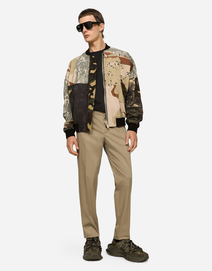 Dolce & Gabbana 丝毛混纺长裤 米色 GY6FETFUFJR