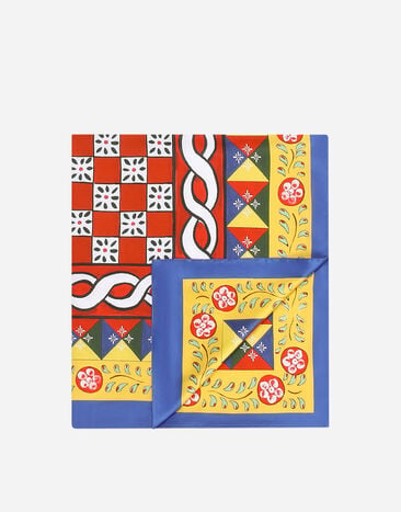 Dolce & Gabbana Cotton Sateen Duvet Cover Multicolor TCE049TCAKF