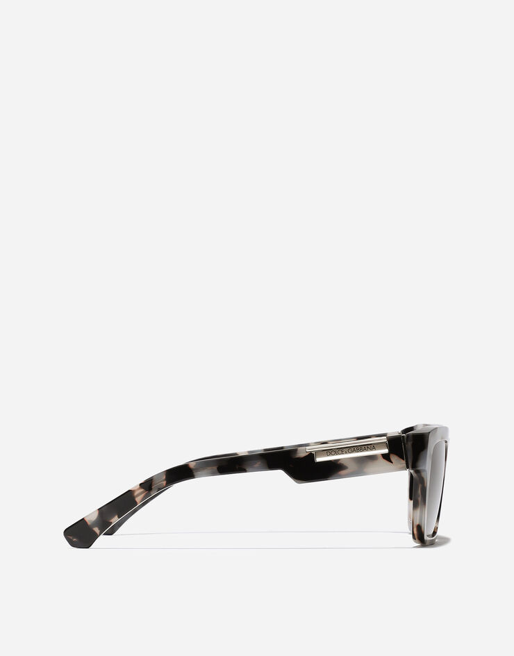 Dolce & Gabbana نظارة شمسية Mirror Logo رمادي هافان VG446EVP587