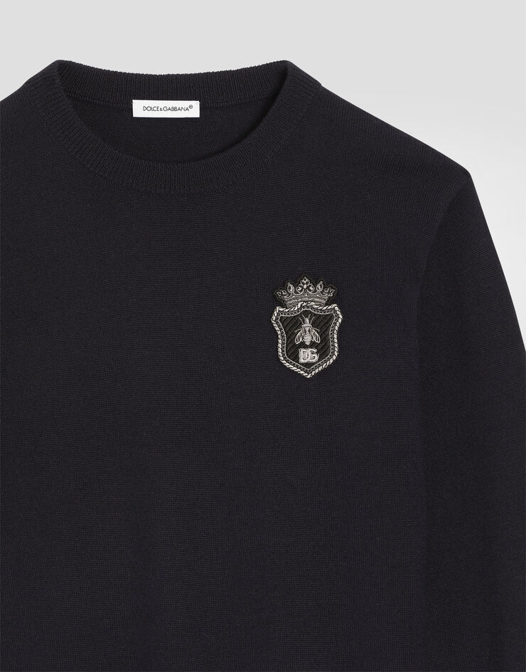 Dolce & Gabbana Jersey de punto liso Blue L4KW22JDVF9