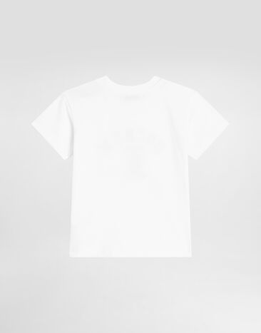 Dolce & Gabbana Jersey t-shirt with print White L1JTEYG7PUD