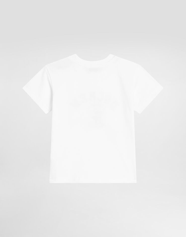 Dolce & Gabbana Jersey t-shirt with print White L1JTEYG7PUD