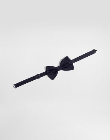 Dolce & Gabbana Silk bow tie Blue GR053EGK062