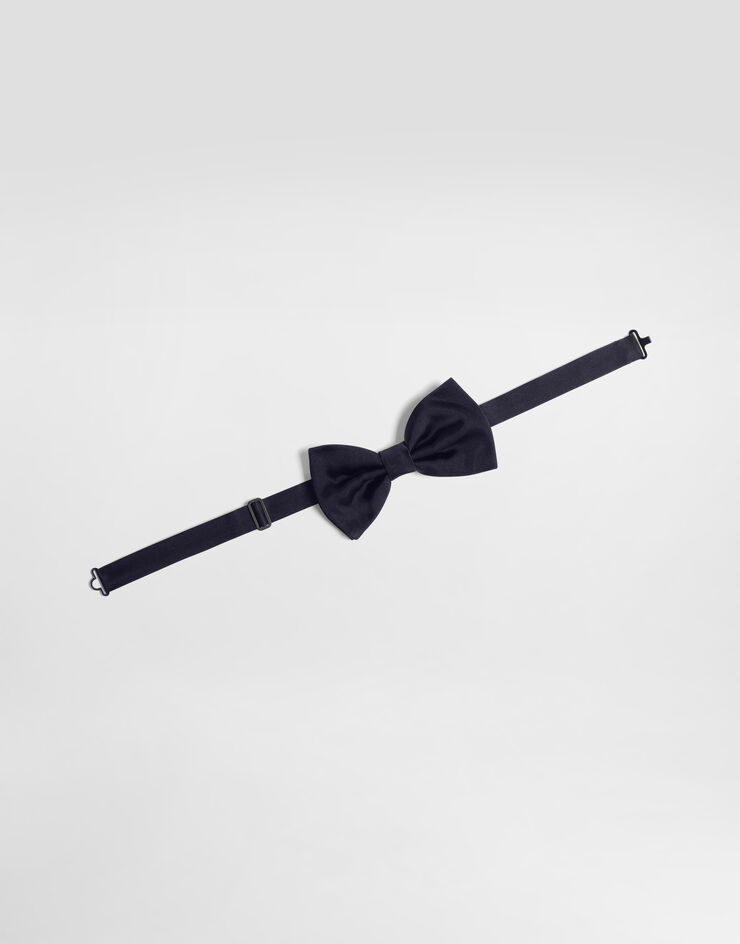 Dolce & Gabbana Silk bow tie Blue GR053EGK062