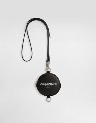 Dolce & Gabbana Münzbörse aus Kalbsleder Schwarz BP3344A6E48