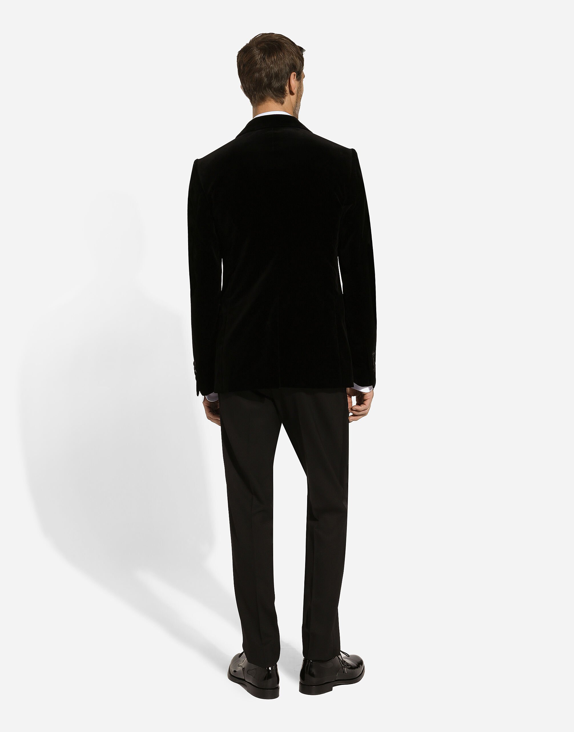 Velvet tuxedo jacket in Black for Men | Dolce&Gabbana® US