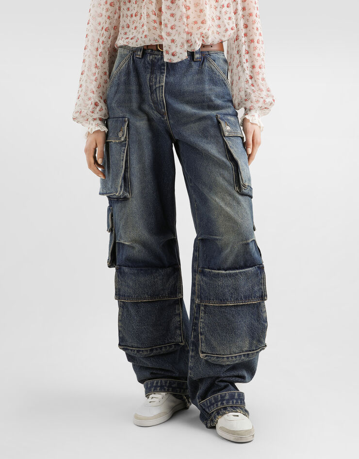 Dolce & Gabbana 5-pocket denim trousers Dolce & Gabbana 5-pocket denim trousers Multicolor FTDEBDG8OC9