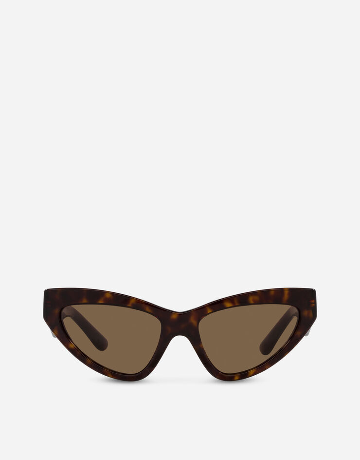 Dolce & Gabbana Sonnenbrille DG Crossed Braun VG4439VP273