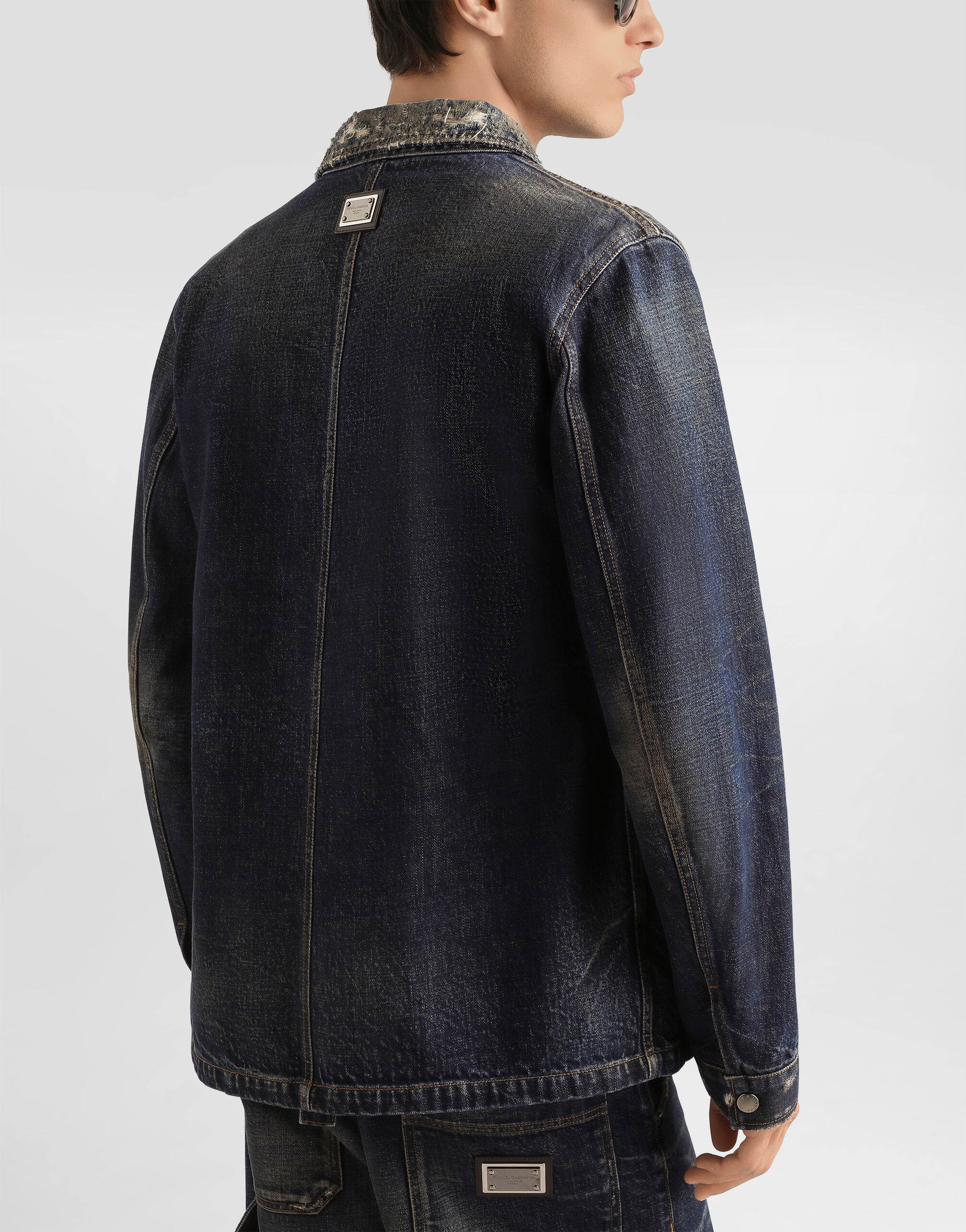 Multicolorのメンズ Denim jacket | Dolce&Gabbana®