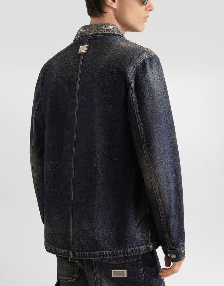 Dolce & Gabbana Denim jacket Multicolor G9BYGDG8OL6