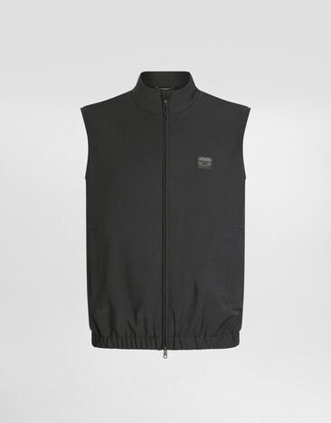 Dolce & Gabbana Woolen vest with tag Grey G9BMWTFURK8