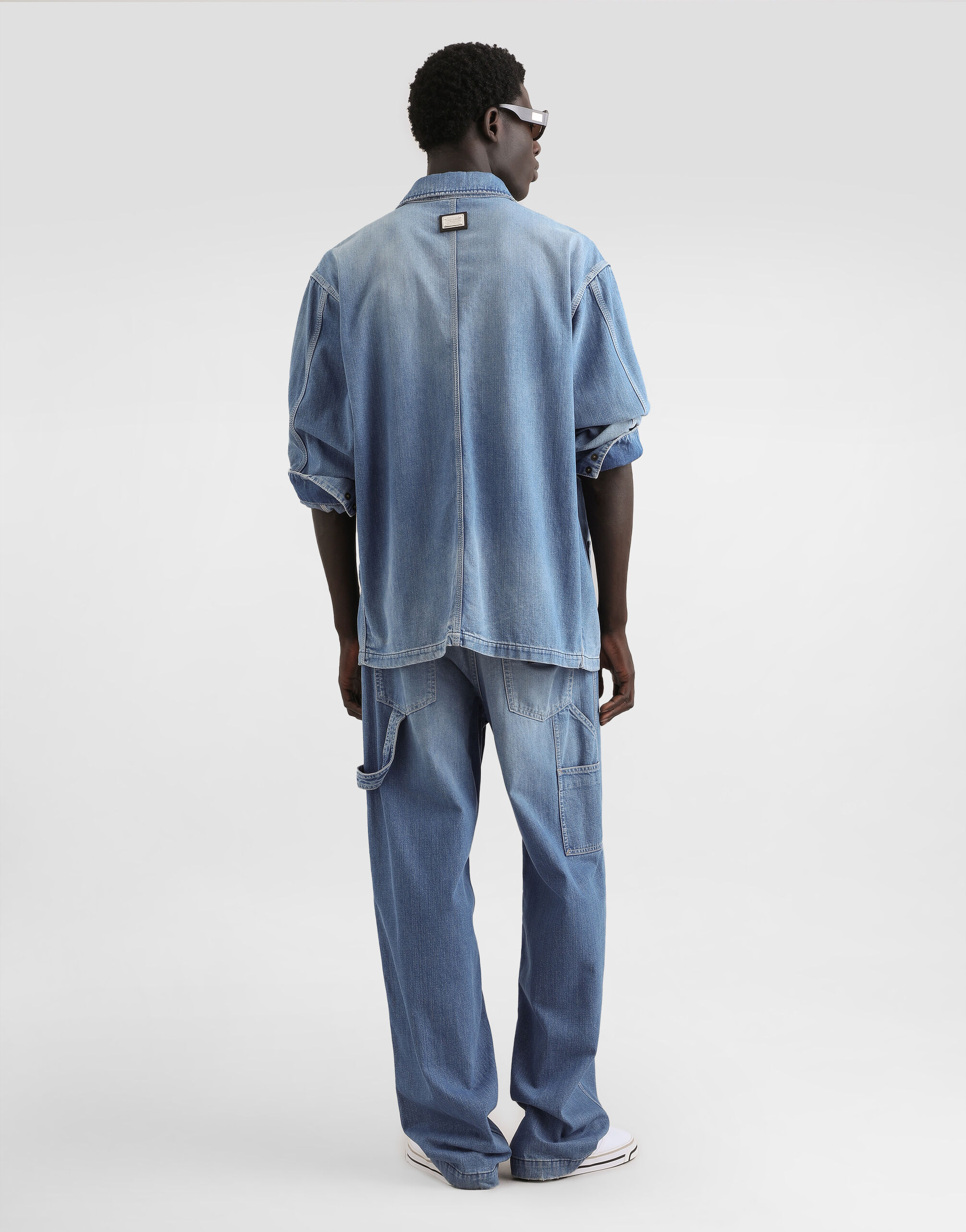 Denim trousers in Multicolor for Men | Dolce&Gabbana®