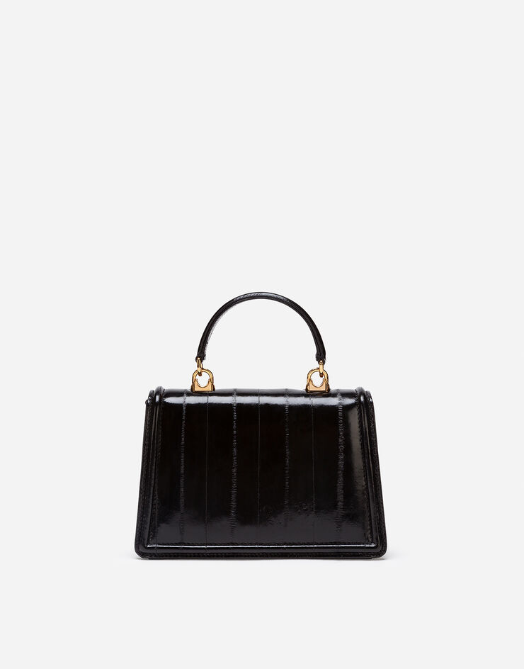 Dolce & Gabbana Small Devotion bag in eel Black BB6711A8M24
