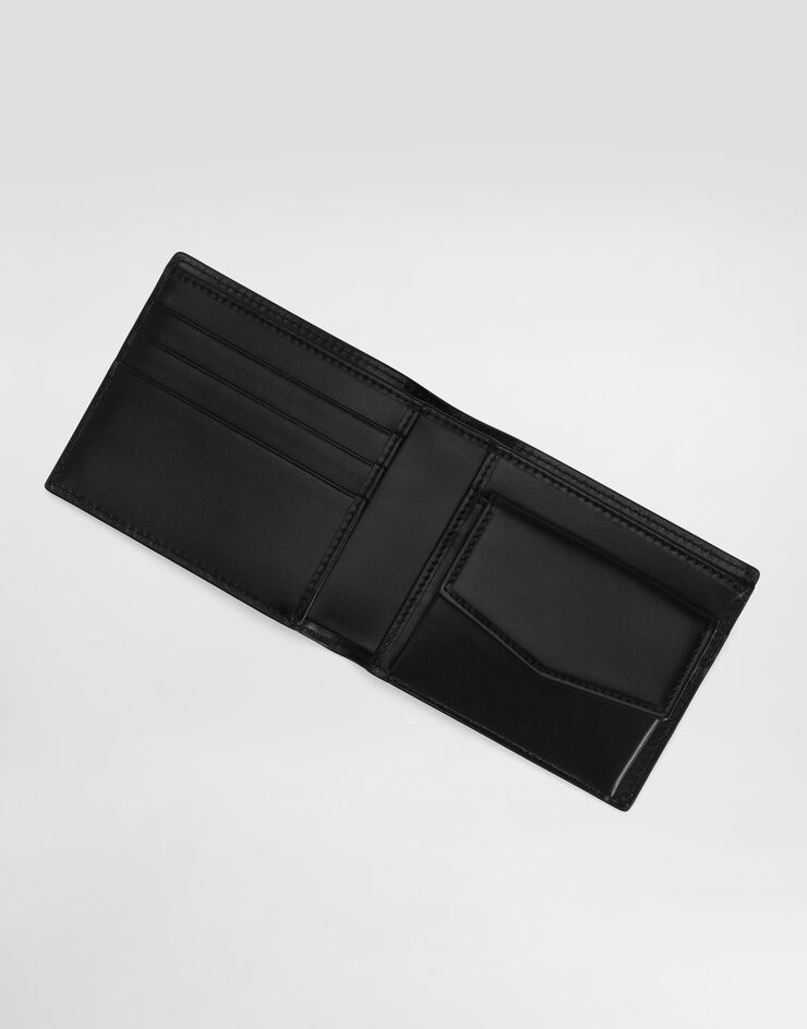 Dolce&Gabbana Bifold-Geldbörse aus Kalbsleder mit Logo Mehrfarbig BP3102AN244