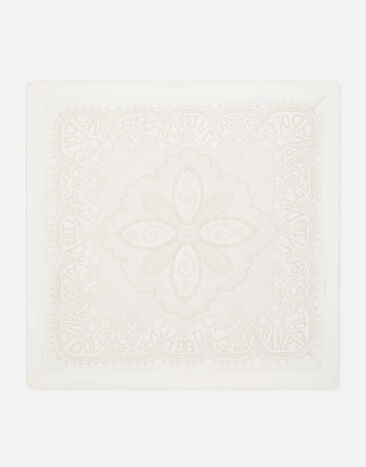 Dolce & Gabbana Cobertor de interlock con estampado DG Loves Newborn Multicolor LNJAF4G7NYG