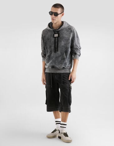 Dolce & Gabbana Jersey hoodie Black G9BGPTG7POJ