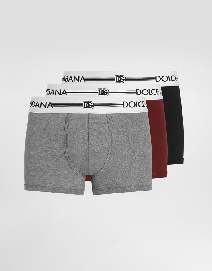 Dolce & Gabbana Stretch cotton boxers 3-pack Multicolor M9A33JON082