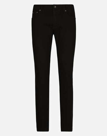 Dolce & Gabbana Jeans Slim Stretch schwarz gewaschen Schwarz VG6184VN187