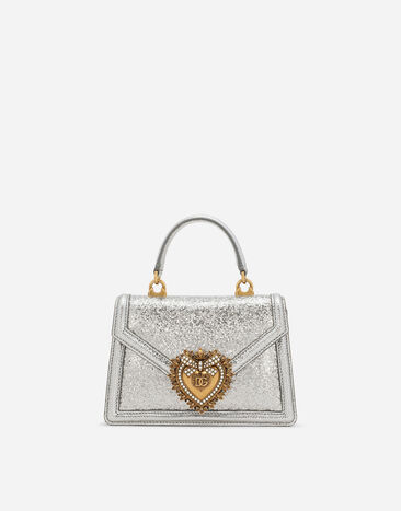 Dolce & Gabbana Маленькая сумка Devotion с короткой ручкой ЧЕРНЫЙ BB6711AV893