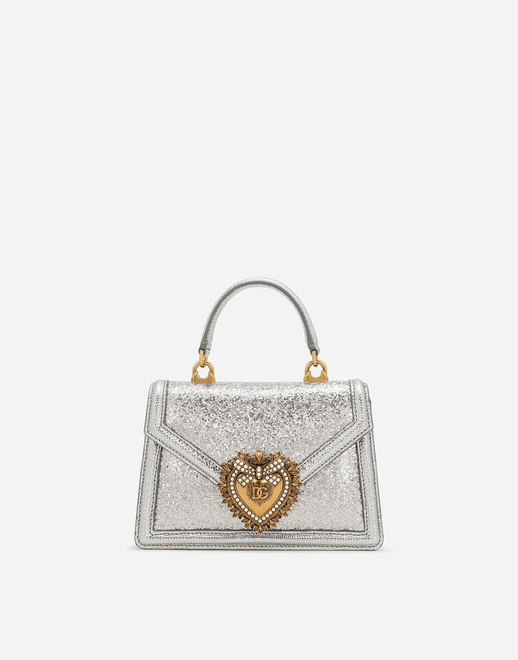 Dolce&Gabbana Small Devotion top-handle bag Silver BB6711AN586