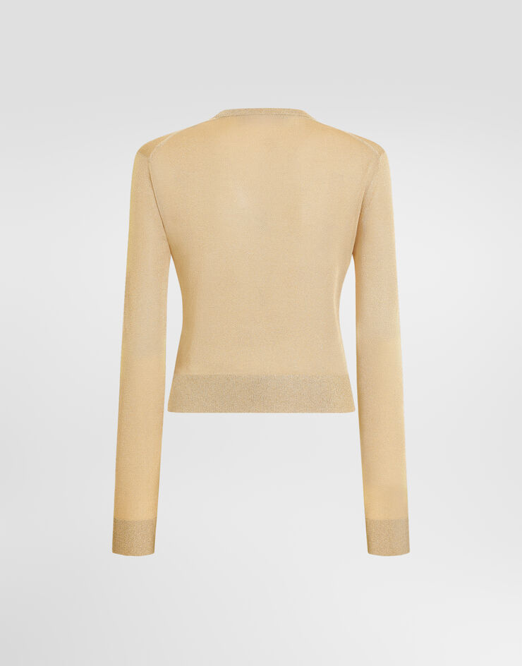 Dolce & Gabbana Metallic viscose pullover Dolce & Gabbana Metallic viscose pullover Multicolor FXXBZZJGMI3