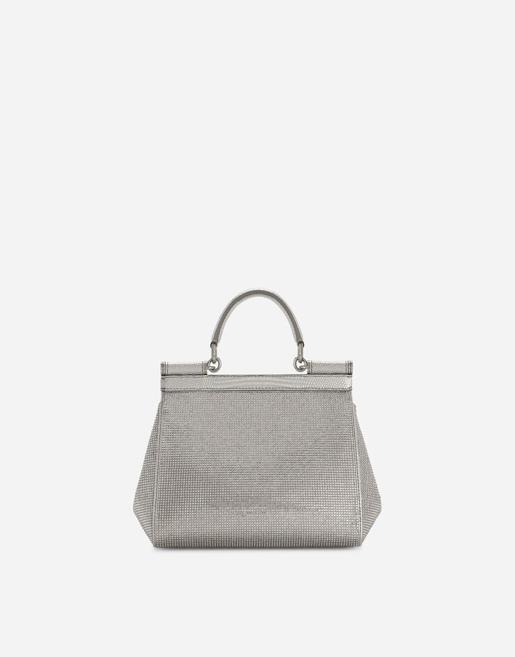 Dolce & Gabbana  Sac à main Sicily moyen format Argent BB6003AN241