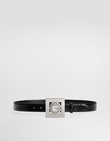 Dolce & Gabbana Caiman belt Black BC5014A2J68