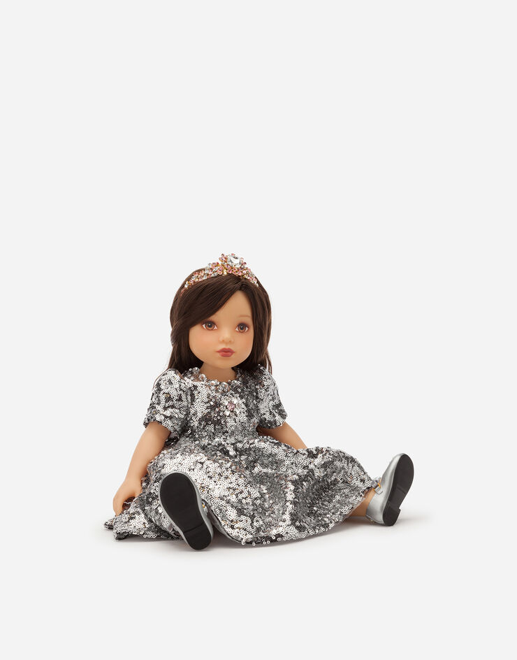 Dolce & Gabbana Doll with sequined dress Multicolor LCJA21G7VAZ