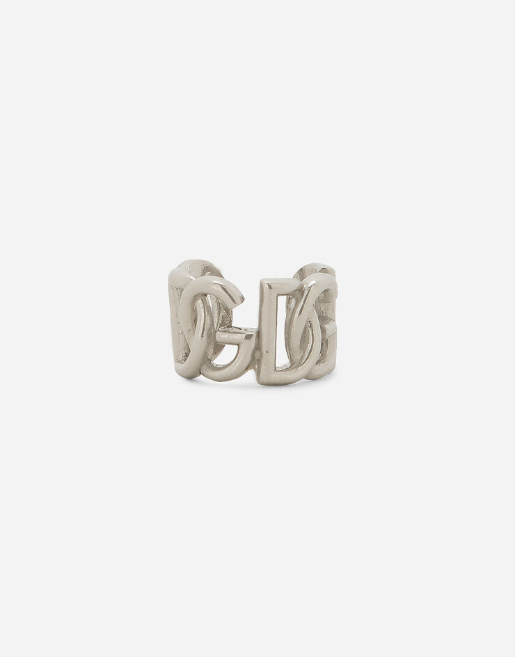 Dolce & Gabbana Single ear cuff with DG logo Silver WEP7L1W1111