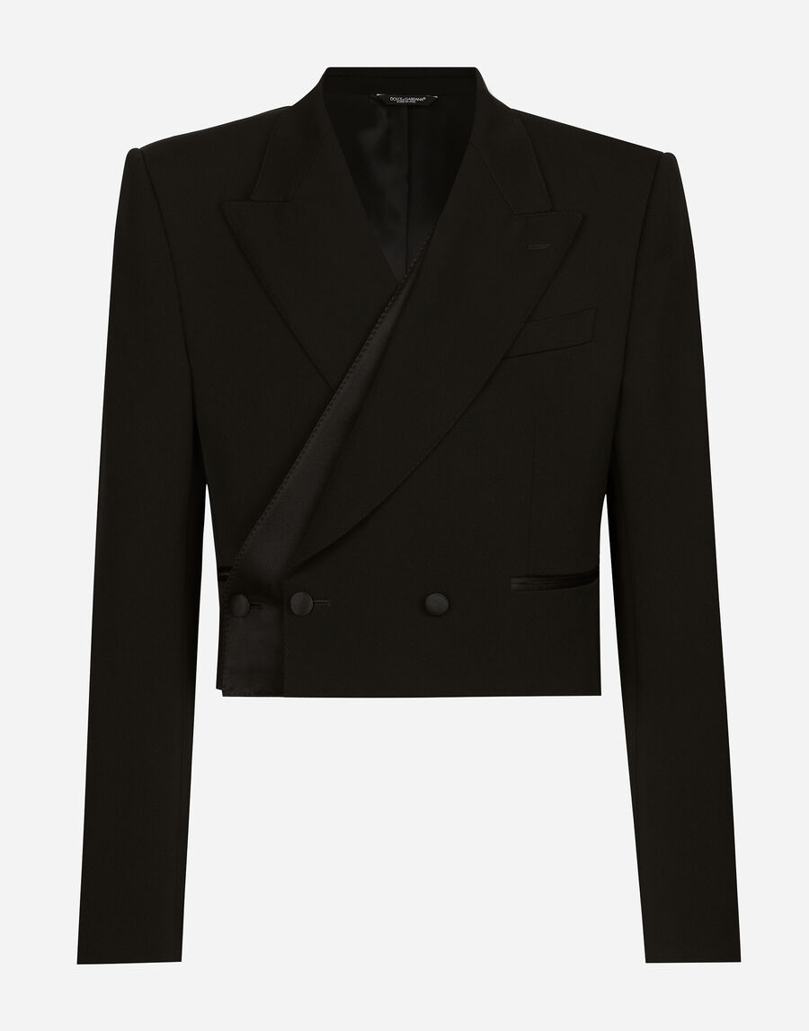 Double-breasted wool Spencer jacket