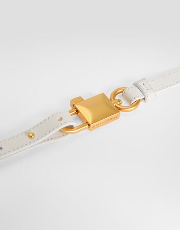 Dolce & Gabbana Calfskin belt White BE1673AK274