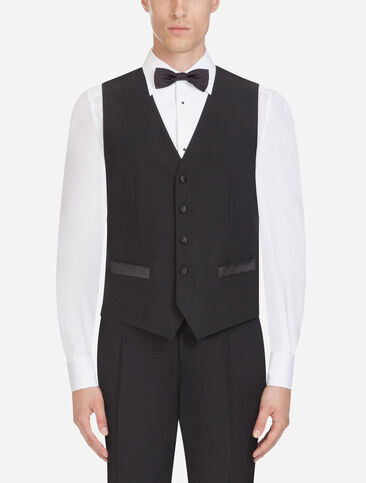 Dolce & Gabbana Tuxedo in wool Black GK16MTFU2OX