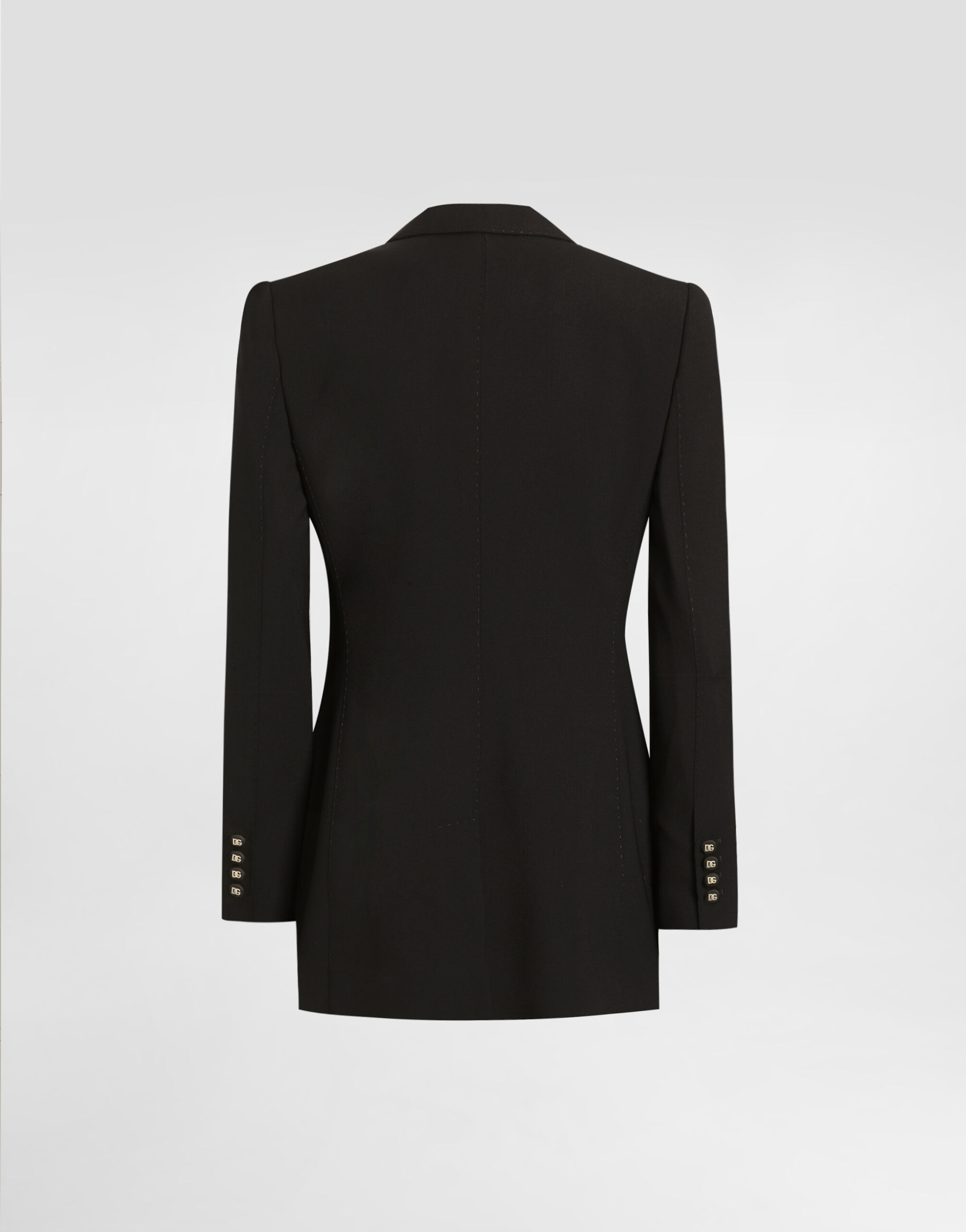 Turlington single-breasted jacket with leopard-print lining - thumbnail 2