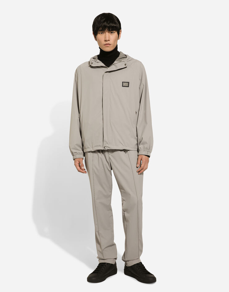 Dolce & Gabbana Nylon jogging pants Grey GP05NTGH464
