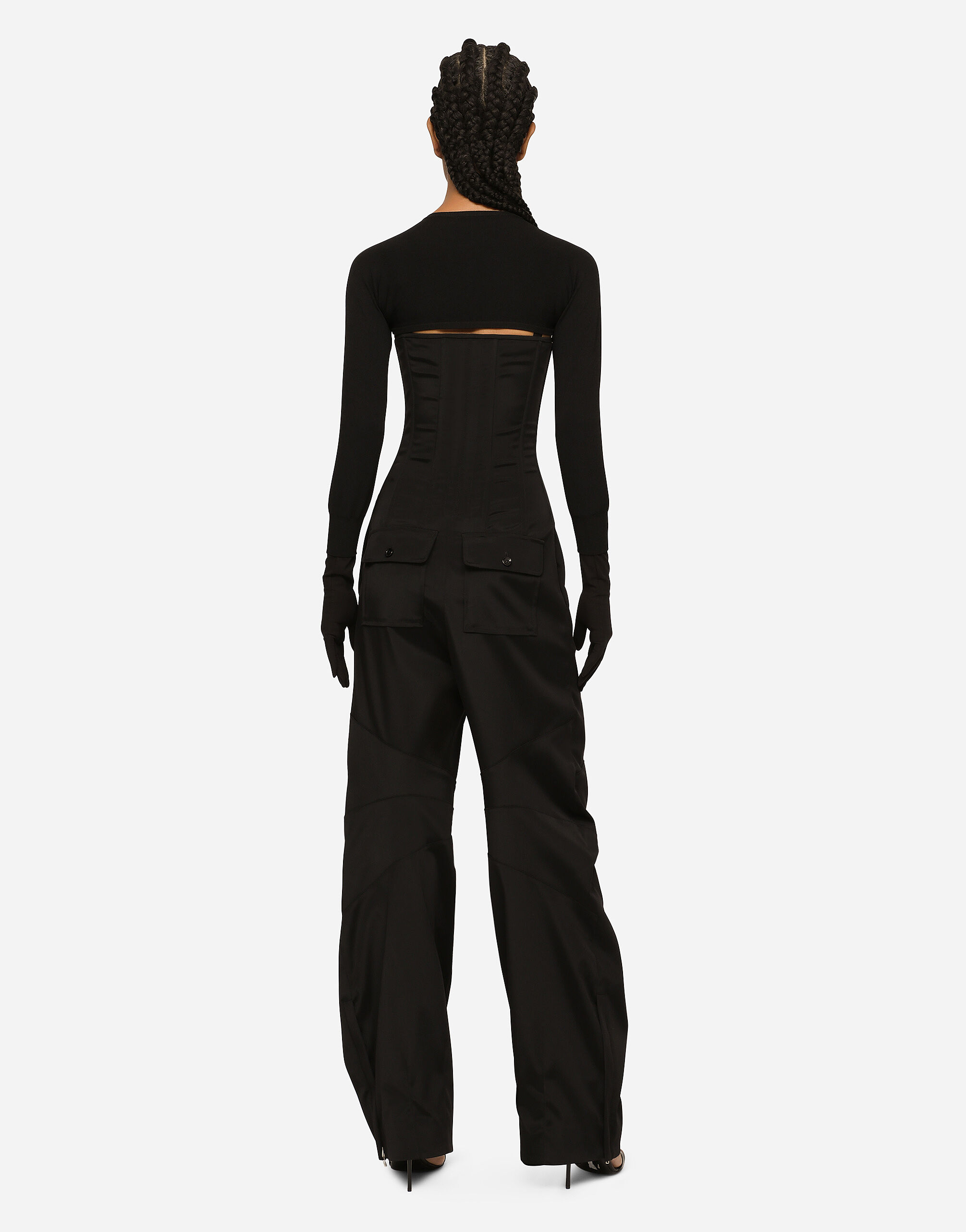 KIM DOLCE GABBANA Cady jumpsuit in Black for Women Dolce Gabbana US