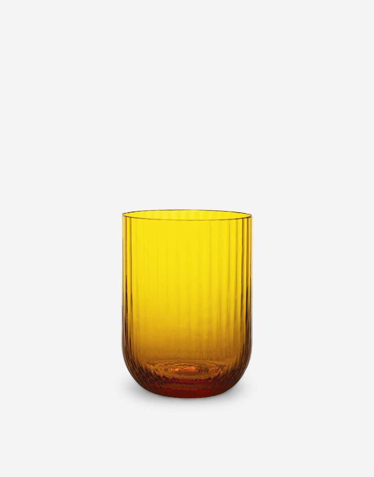 Dolce & Gabbana Conjunto de 2 vasos de refresco de cristal de Murano Multicolor TCBS03TCA34
