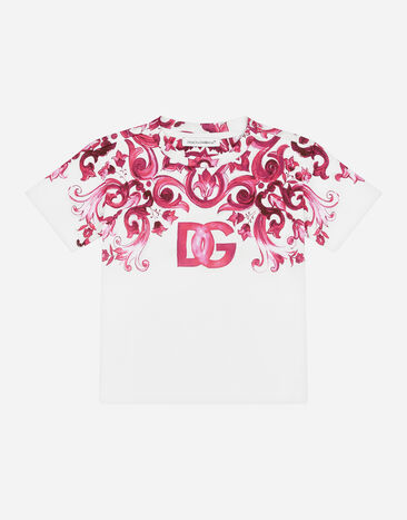 Dolce & Gabbana Majolica-print jersey T-shirt Print L2JTKTII7DS