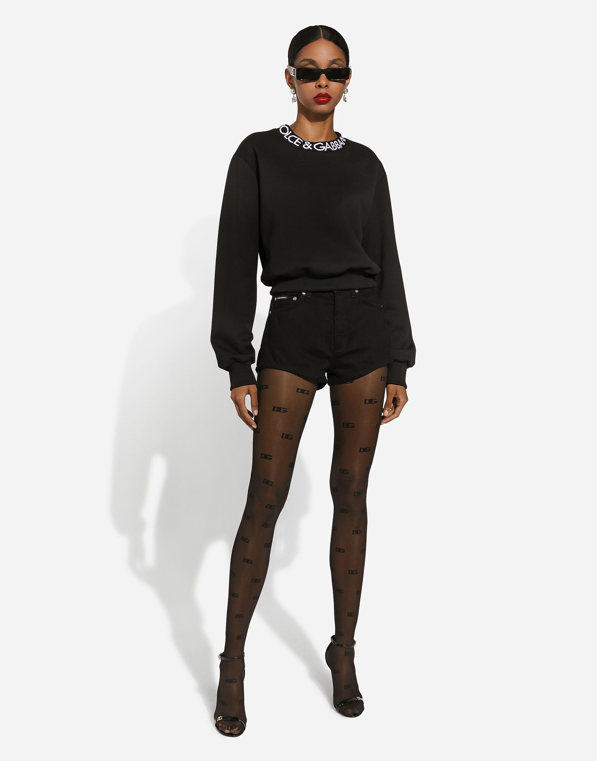 Dolce and shop gabbana black sweatshirt