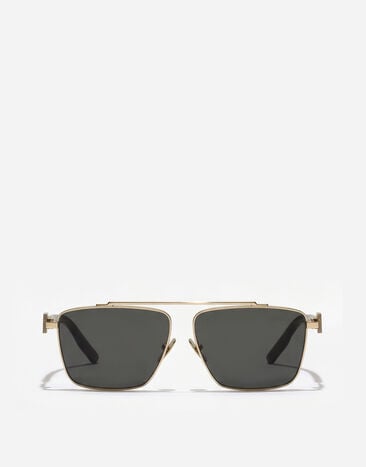 Dolce & Gabbana Metal Plaque Sunglasses Gold VG2336VM287