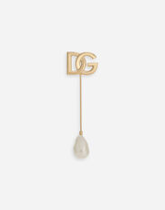 Dolce & Gabbana DG logo lapel pin Gold WRP5T1W1111