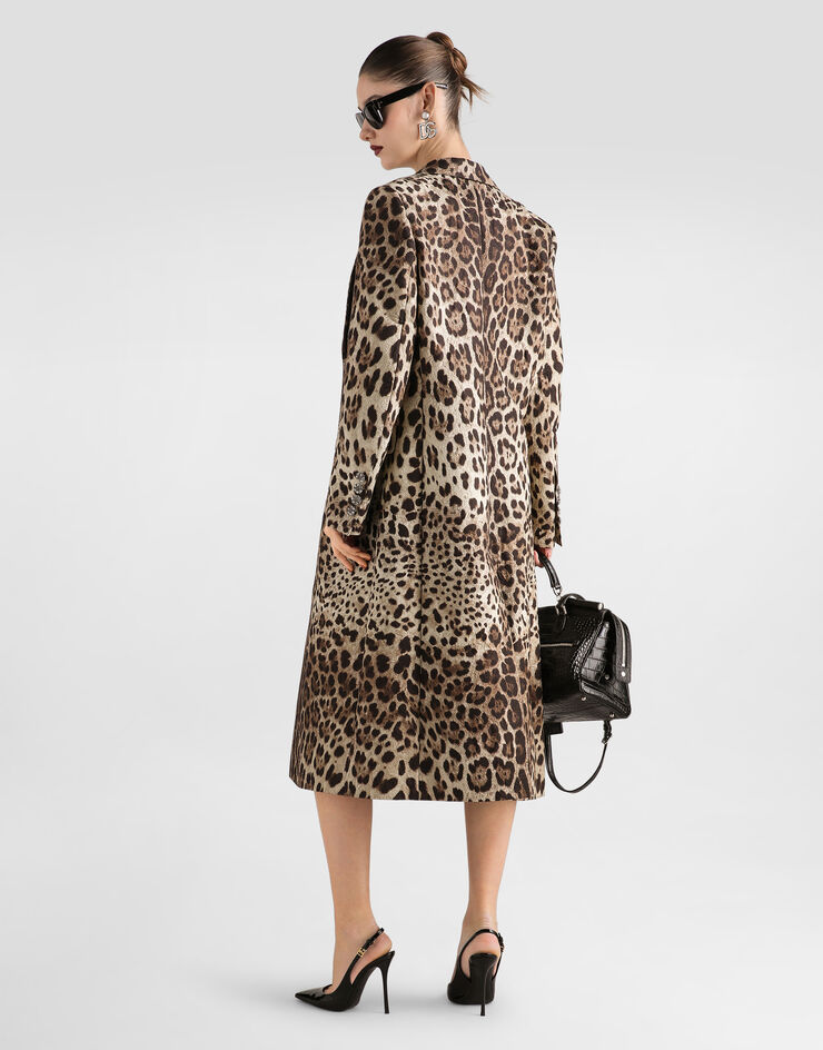 Dolce & Gabbana Leo-print brocade skirt Dolce & Gabbana Leo-print brocade skirt Print F4CS8TFSTB3