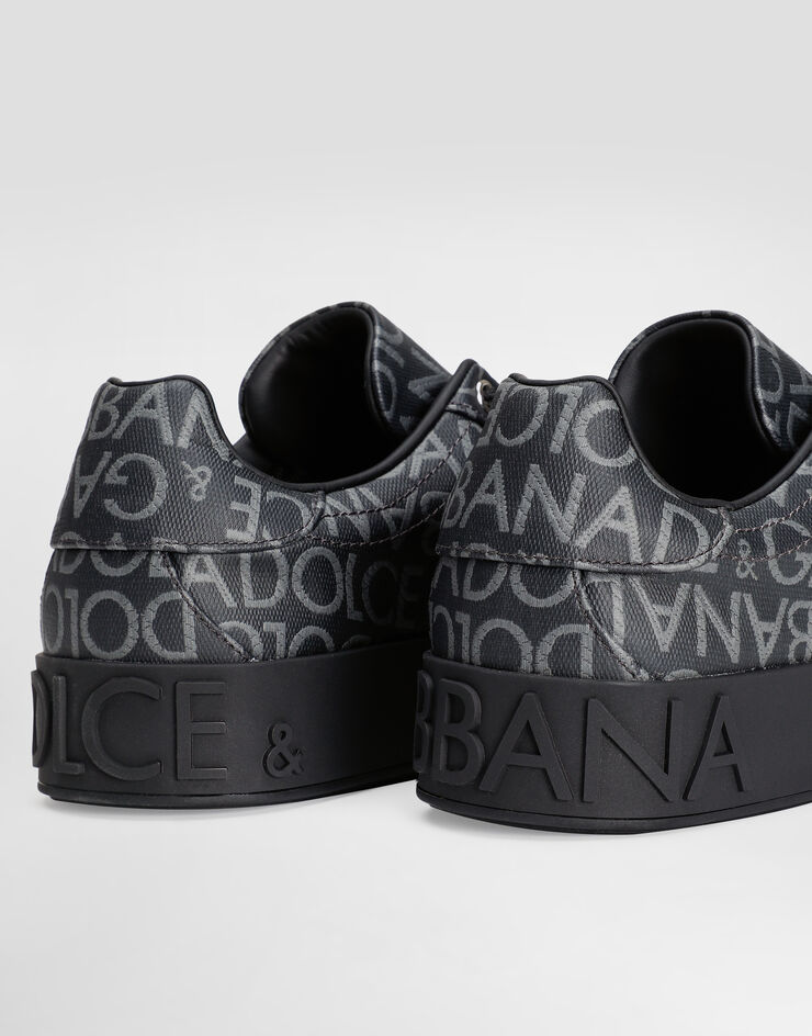 Dolce & Gabbana Coated jacquard Portofino sneakers Multicolor CS1772AN237