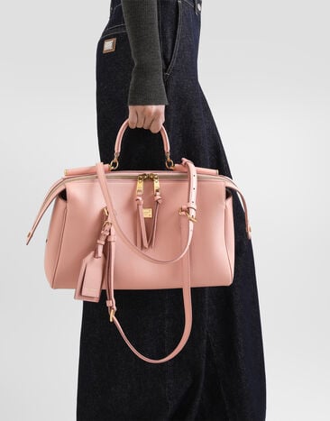 Dolce & Gabbana Medium Vittoria handbag in calfskin Dolce & Gabbana Medium Vittoria handbag in calfskin Pink BB7844A0841