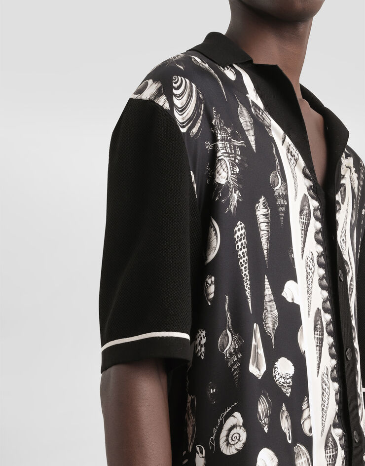 Dolce & Gabbana Silk and cotton shirt Multicolor GXVC0TJFMZL