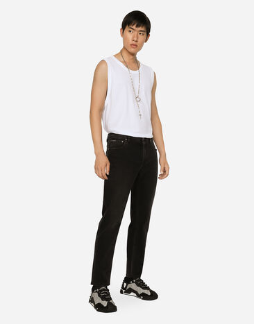 Dolce & Gabbana 그레이 워싱 스트레치 루즈핏 진 멀티 컬러 GYJDADG8HW4