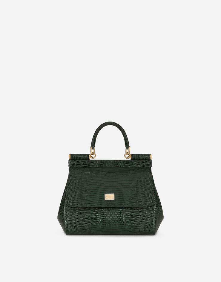 Dolce & Gabbana Sac à main Sicily moyen format Vert BB6003A1095