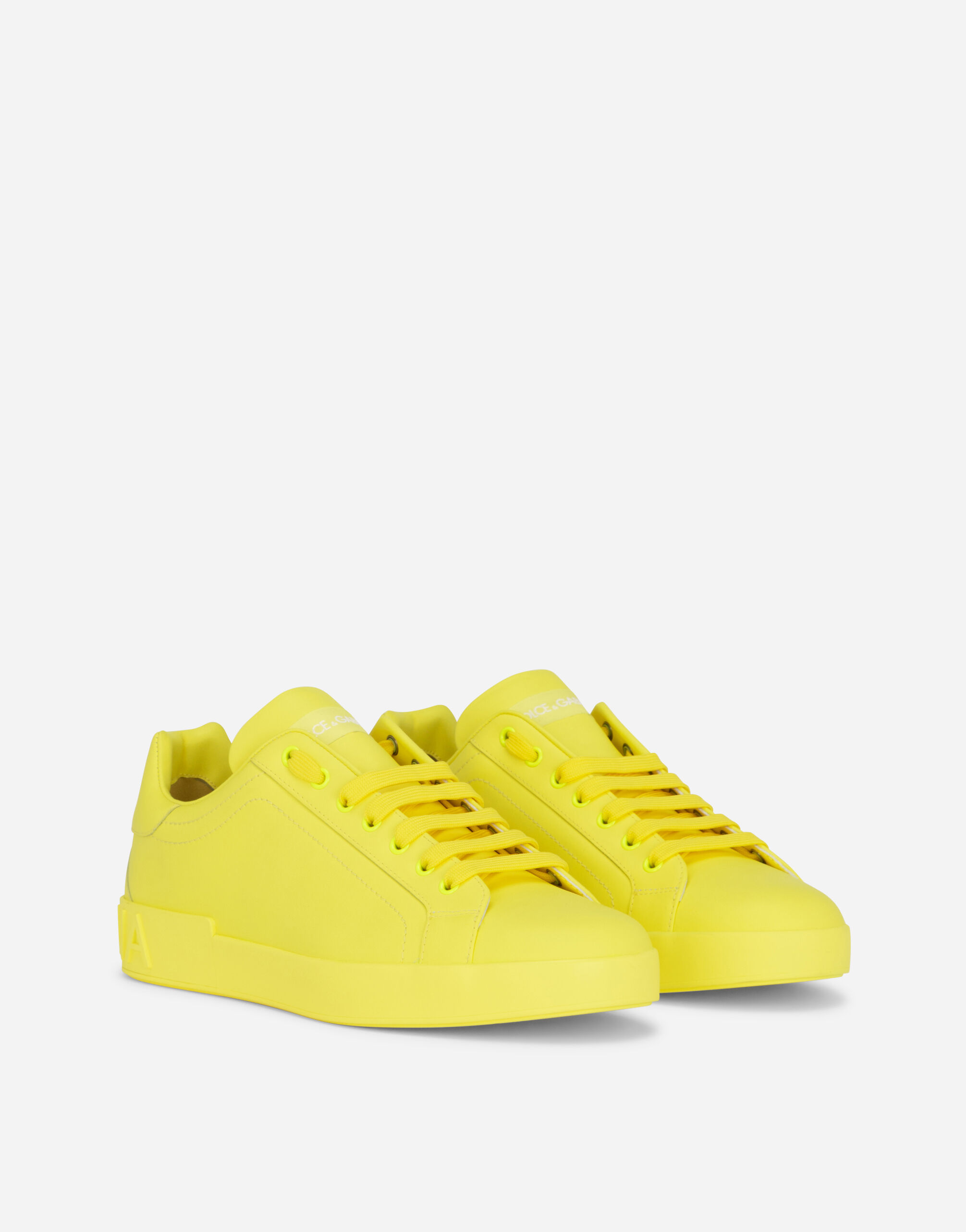 SNEAKER BASSA in Yellow Dolce Gabbana