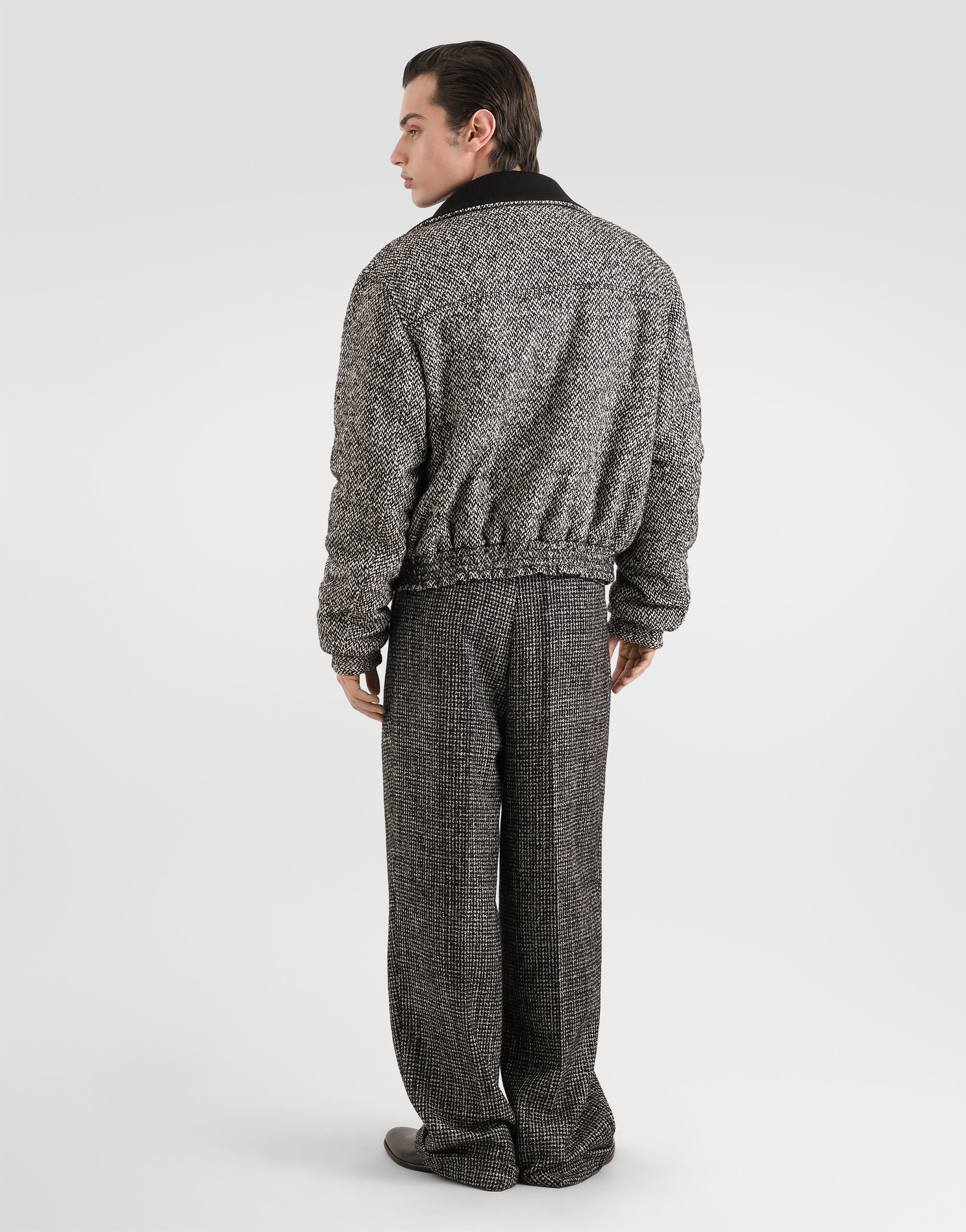 Birdseye wool blend jacket - thumbnail 3